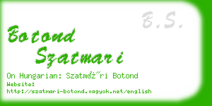 botond szatmari business card